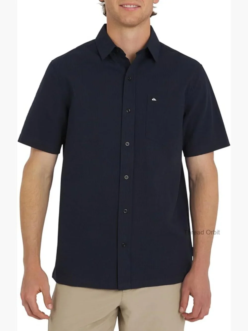 Premium Cotton Short Sleeve Button Down Seersucker Shirt